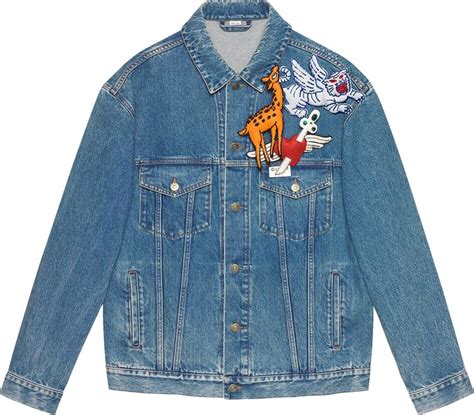 denim jacket with brooches gucci price|gucci blazers for women.